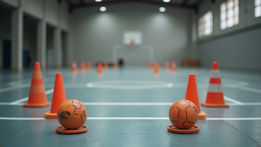 معدات وأدوات تدريبية مستخدمة لتحسين مهارات التصويب في كرة اليد